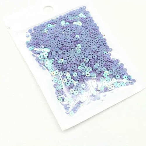 SIHAOYY 10 g einfarbige Pailletten, flach, rund, PVC, lose Pailletten, Stickerei, Handwerk, Damen, Stoff, Stickzubehör, 3 mm, 4 mm, 5 mm, 6 mm von SIHAOYY