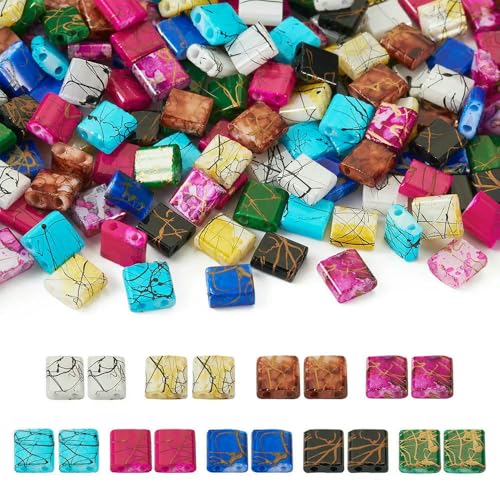 SIHAOYY 2-Loch-Zugbank, halbe Tila-Perlen, sprühlackiert, rechteckig, Glas-Rocailles für Handwerk, Armbänder, Halsketten, Schmuckherstellung SIHAOYY 2-Loch-Zugbank, halbe Tila-Perlen, sprühlackiert, rechteckig, Glas-Rocailles für Handwerk, Armbänder, Halsketten, Schmuckherstellung von SIHAOYY