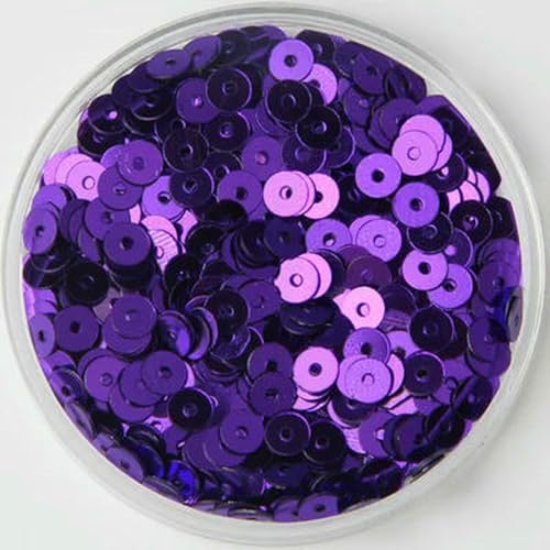 SIHAOYY 3 mm, 4 mm, 5 mm, 10 G, flach, rund, PVC, lose Pailletten, Nähen, Handwerk für Hochzeitsdekoration, Kleidung, Kleider, Schuhkappen, DIY-Zubehör von SIHAOYY