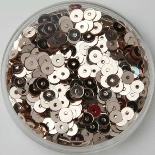 SIHAOYY 3 mm, 4 mm, 5 mm, 10 G, flach, rund, PVC, lose Pailletten, Nähen, Handwerk für Hochzeitsdekoration, Kleidung, Kleider, Schuhkappen, DIY-Zubehör von SIHAOYY