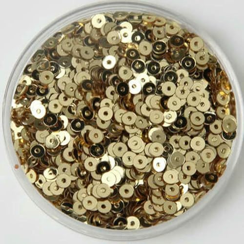 SIHAOYY 3 mm, 4 mm, 5 mm, 10 G, flach, rund, PVC, lose Pailletten, Nähen, Handwerk für Hochzeitsdekoration, Kleidung, Kleider, Schuhkappen, DIY-Zubehör von SIHAOYY