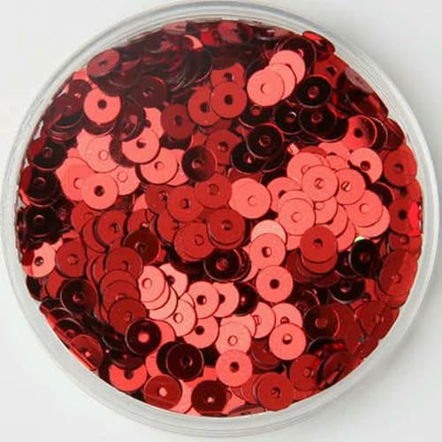 SIHAOYY 3 mm, 4 mm, 5 mm, 10 G, flach, rund, PVC, lose Pailletten, Nähen, Handwerk für Hochzeitsdekoration, Kleidung, Kleider, Schuhkappen, DIY-Zubehör von SIHAOYY