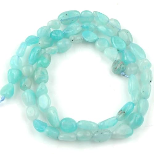 SIHAOYY Natürliche unregelmäßige Amazonit-Kristallquarze, Apa-Steinperlen, lose Perlen für Schmuckherstellung, Armband, Zubehör, 5–7 mm SIHAOYY Natürliche unregelmäßige Amazonit-Kristallquarze, Apa-Steinperlen, lose Perlen für Schmuckherstellung, Armband, Zubehör, 5–7 mm von SIHAOYY