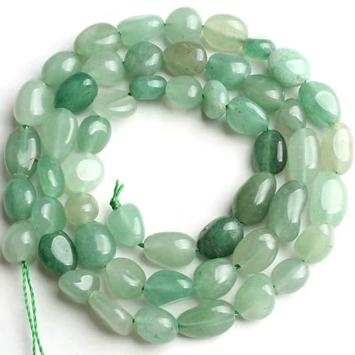 SIHAOYY Natürliche unregelmäßige Amazonit-Kristallquarze, Apa-Steinperlen, lose Perlen für Schmuckherstellung, Armband, Zubehör, 5–7 mm SIHAOYY Natürliche unregelmäßige Amazonit-Kristallquarze, Apa-Steinperlen, lose Perlen für Schmuckherstellung, Armband, Zubehör, 5–7 mm von SIHAOYY