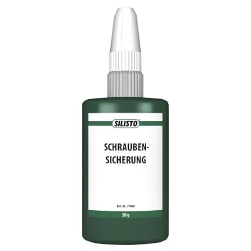 SILISTO - Schraubensicherung mittelfest, universeller Flüssigkleber, Kleber hitzebeständig, Metallkleber extra stark, Kunststoffkleber extra stark, hochviskos, geeignet für - Kunststoff & Metall, 50g SILISTO - Schraubensicherung mittelfest, universeller Flüssigkleber, Kleber hitzebeständig, Metallkleber extra stark, Kunststoffkleber extra stark, hochviskos, geeignet für - Kunststoff & Metall, 50g von SILISTO