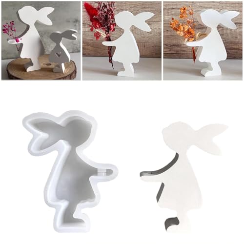 Silikonformen Gießformen Ostern, Gießformen Vase Silikonform Hase, Kaninchen Epoxidharz Formen, Gipsformen zum Gießen Osternhase Silikonform für Ableger Pflanzen DIY Ostergeschenke Deko Silikonformen Gießformen Ostern, Gießformen Vase Silikonform Hase, Kaninchen Epoxidharz Formen, Gipsformen zum Gießen Osternhase Silikonform für Ableger Pflanzen DIY Ostergeschenke Deko von SILOTEN