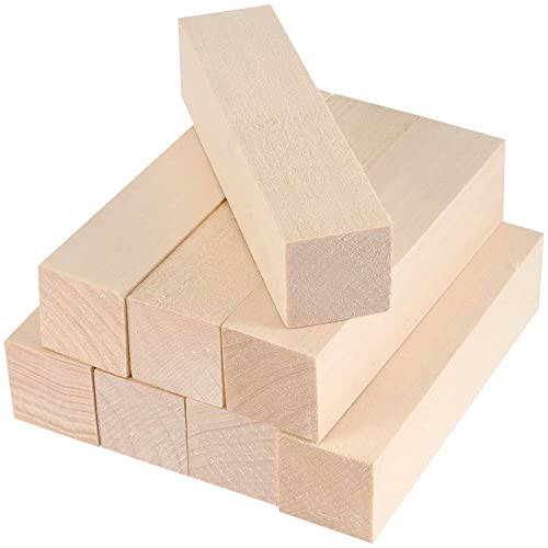 20 Stück Schnitzholz Schnitzen Natürlich Rohlinge Balsaholz zum Schnitzen Holzblöcke Unbehandelt Schnitzblock Carving Blocks für kinder Erwachsene DIY Schnitzen von SIMBLOOM