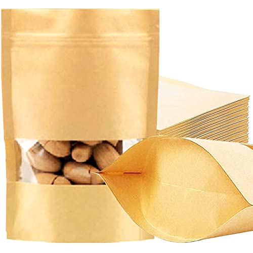 50 Stück 22 * 14cm Zip Papierbeutel Papiertüten Braun Standbodenbeutel stand up beutel mit Sichtfenster Gewürztüten Papiertüten Zip Kraftpapierbeutel Kraftpapier Tüten BeutelSamenBeutel Geschenktüten 50 Stück 22 * 14cm Zip Papierbeutel Papiertüten Braun Standbodenbeutel stand up beutel mit Sichtfenster Gewürztüten Papiertüten Zip Kraftpapierbeutel Kraftpapier Tüten BeutelSamenBeutel Geschenktüten von SIMBLOOM
