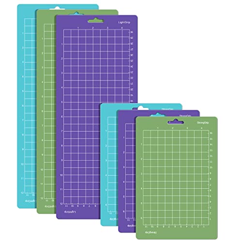 6 Stück Schneidematte für Cricut Joy 4,5" x 12"+ 4,5" x6,5" /Standardgrip, Lightgrip, Stronggrip, rutschfeste und langlebige Schneidematte, selbstklebende Ersatzschneidematten für Cricut Joy-Zubehör 6 Stück Schneidematte für Cricut Joy 4,5" x 12"+ 4,5" x6,5" /Standardgrip, Lightgrip, Stronggrip, rutschfeste und langlebige Schneidematte, selbstklebende Ersatzschneidematten für Cricut Joy-Zubehör von SIMDAO