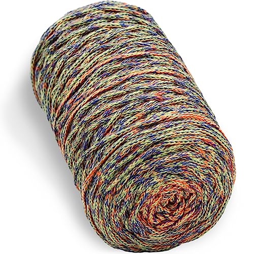 1 Stück 200 g Forest 100% Baumwollgarn, hohl, gestrickt, Häkelgarn, 160 Meter, Stoffgarn, rundes Seilgarn für Heimwerker, Handtasche, Geldbörse, Korb, Kissen, Häkeltasche 1 Stück 200 g Forest 100% Baumwollgarn, hohl, gestrickt, Häkelgarn, 160 Meter, Stoffgarn, rundes Seilgarn für Heimwerker, Handtasche, Geldbörse, Korb, Kissen, Häkeltasche von SIMEIQI
