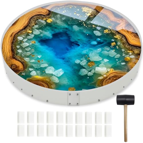Extra große Epoxidharz-Tischformen, 81,3 cm, wiederverwendbar, tief, rund, abnehmbare Formen für Epoxidharzguss, Kreis, Flusstisch, Couchtisch, Schneidebrett, Tablett, Heimdekoration, Blumenerhaltung von SIMEIQI