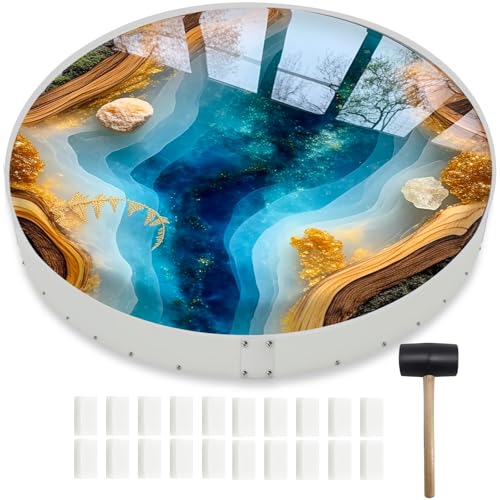 Extra große Epoxidharz-Tischformen, 91,4 cm, wiederverwendbar, tief, rund, abnehmbare Formen für Epoxidharzguss, Kreis, Flusstisch, Couchtisch, Schneidebrett, Tablett, Heimdekoration, Blumenerhaltung Extra große Epoxidharz-Tischformen, 91,4 cm, wiederverwendbar, tief, rund, abnehmbare Formen für Epoxidharzguss, Kreis, Flusstisch, Couchtisch, Schneidebrett, Tablett, Heimdekoration, Blumenerhaltung von SIMEIQI
