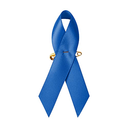 Blaue Satinbänder mit Sicherheitsnadeln, 3,6 x 7,6 cm, 200 Stück Blaue Satinbänder mit Sicherheitsnadeln, 3,6 x 7,6 cm, 200 Stück von SIMISI RIBBON