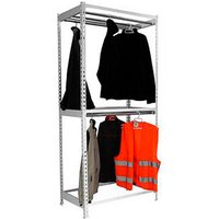 Simonrack Garderobenregal SIMONCLOTHING DOUBLE 8425437092879 grau 90,0 x 75,0 x 300,0 cm von SIMONRACK