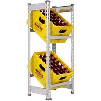 Simonrack Getränkekistenregal SIMONBOTTLE 2 8435104962596 silber 40,0 x 30,0 x 100,0 cm von SIMONRACK