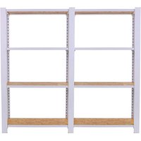 Simonrack Regal OFFICLICK 8425437127304 weiß, braun 160,0 x 30,0 x 150,0 cm Simonrack Regal OFFICLICK 8425437127304 weiß, braun 160,0 x 30,0 x 150,0 cm von SIMONRACK