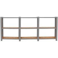Simonrack Regal OFFICLICK 8425437127588 grau, braun 240,0 x 30,0 x 100,0 cm Simonrack Regal OFFICLICK 8425437127588 grau, braun 240,0 x 30,0 x 100,0 cm von SIMONRACK