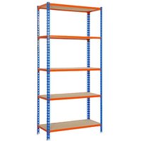 Simonrack Schwerlastregal MADERCLICK MEGAPLUS 5 8425437077524 orange, blau 120,0 x 40,0 x 200,0 cm Simonrack Schwerlastregal MADERCLICK MEGAPLUS 5 8425437077524 orange, blau 120,0 x 40,0 x 200,0 cm von SIMONRACK
