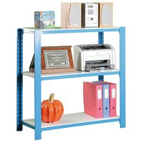 Simonrack Schwerlastregal OFFICCLICK 3 8435104916827 blau, weiß 90,0 x 40,0 x 100,0 cm Simonrack Schwerlastregal OFFICCLICK 3 8435104916827 blau, weiß 90,0 x 40,0 x 100,0 cm von SIMONRACK