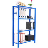 Simonrack Schwerlastregal OFFICCLICK 4 8435104916544 blau, weiß 90,0 x 40,0 x 150,0 cm Simonrack Schwerlastregal OFFICCLICK 4 8435104916544 blau, weiß 90,0 x 40,0 x 150,0 cm von SIMONRACK