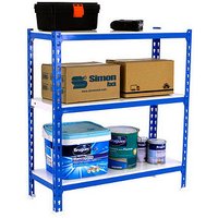 Simonrack Schwerlastregal SIMONCLICK 3 8425437085031 blau, weiß 90,0 x 40,0 x 100,0 cm Simonrack Schwerlastregal SIMONCLICK 3 8425437085031 blau, weiß 90,0 x 40,0 x 100,0 cm von SIMONRACK