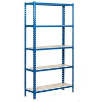 Simonrack Schwerlastregal SIMONCLICK MEGAPLUS 5 8425437076831 blau, weiß 120,0 x 30,0 x 200,0 cm von SIMONRACK