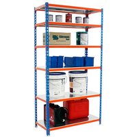 Simonrack Schwerlastregal SIMONCLICK MEGAPLUS 8425437077135 blau, orange, silber 120,0 x 50,0 x 250,0 cm Simonrack Schwerlastregal SIMONCLICK MEGAPLUS 8425437077135 blau, orange, silber 120,0 x 50,0 x 250,0 cm von SIMONRACK