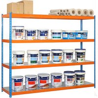 Simonrack Schwerlastregal SIMONFORTE 8425437081880 blau, orange 210,0 x 45,0 x 200,0 cm Simonrack Schwerlastregal SIMONFORTE 8425437081880 blau, orange 210,0 x 45,0 x 200,0 cm von SIMONRACK