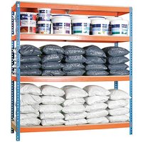 Simonrack Schwerlastregal SIMONFORTE CHIPBOARD 8425437071485 blau, orange 210,0 x 60,0 x 200,0 cm Simonrack Schwerlastregal SIMONFORTE CHIPBOARD 8425437071485 blau, orange 210,0 x 60,0 x 200,0 cm von SIMONRACK