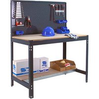 Simonrack Werkbank SIMONWORK BT2 anthrazit 151,0 x 61,0 x 144,5 cm von SIMONRACK