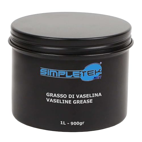 SIMPLETEK - Dose mit 1 l 900 g Vaselinefett, Schmiermittel, Reiniger, Säure, professionelle Pflege von Maschinen SIMPLETEK - Dose mit 1 l 900 g Vaselinefett, Schmiermittel, Reiniger, Säure, professionelle Pflege von Maschinen von SIMPLETEK