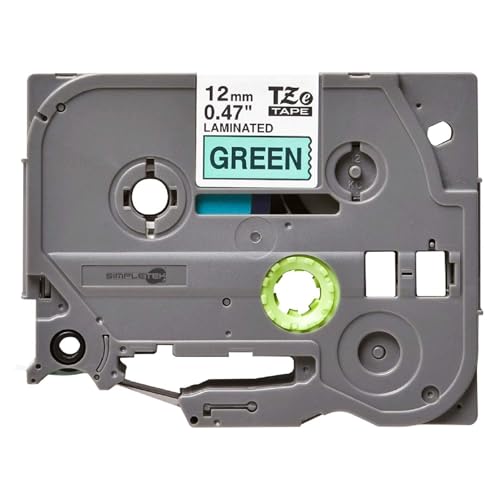 SIMPLETEK - Etikettenband kompatibel mit Brother P-Touch 12mmx8m | TZe-131 TZe-231 TZe-431 TZe-531 TZe-631 TZe-731 | Schwarz auf Grün SIMPLETEK - Etikettenband kompatibel mit Brother P-Touch 12mmx8m | TZe-131 TZe-231 TZe-431 TZe-531 TZe-631 TZe-731 | Schwarz auf Grün von SIMPLETEK