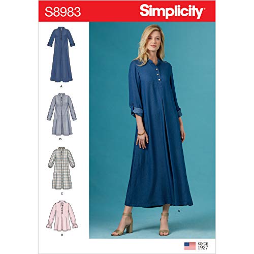 SIMPLICITY CREATIVE CORP SIMPLICITY DRESS 14-16-18-2, 14-16-18-20-22 von Simplicity