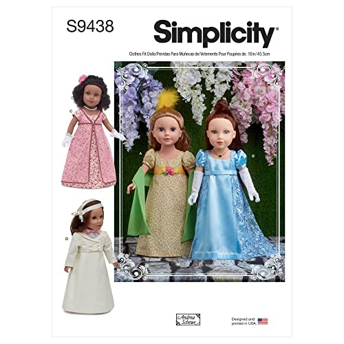 Simplicity Schnittmuster S9438 Puppenkleidung, 45,7 cm von SIMPLICITY