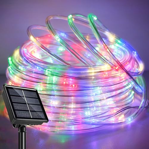 SINGCHUNGTE 22M 200LED Solar Lichtschlauch Außen Bunt, Wasserfest Lichtschlauch,Farbe 8 modi lichterschlauch für Garten,Trampolin,Schwimmbad SINGCHUNGTE 22M 200LED Solar Lichtschlauch Außen Bunt, Wasserfest Lichtschlauch,Farbe 8 modi lichterschlauch für Garten,Trampolin,Schwimmbad von SINGCHUNGTE