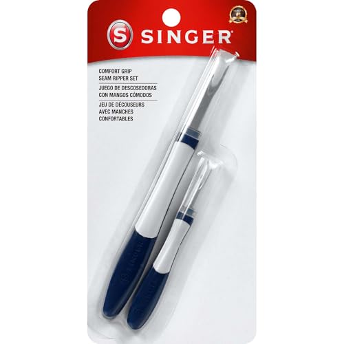 SINGER Comfort Grip Nahttrenner, blau/weiß, 2 Stück von Singer