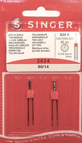 Singer 2 Original Universal Zwillingsnadeln Nähmaschine Nadeln 2024 Stärke 90/14 Singer 2 Original Universal Zwillingsnadeln Nähmaschine Nadeln 2024 Stärke 90/14 von Singer