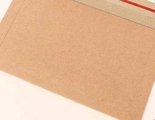 SINJEUN 200 Stück braune starre Versandtaschen, 24,9 x 16,3 cm, selbstklebende Versandtaschen, flache Kraftkarton-Umschläge zum Schutz von CDs, Fotos, Dokumenten, Papieren, Bildern SINJEUN 200 Stück braune starre Versandtaschen, 24,9 x 16,3 cm, selbstklebende Versandtaschen, flache Kraftkarton-Umschläge zum Schutz von CDs, Fotos, Dokumenten, Papieren, Bildern von SINJEUN