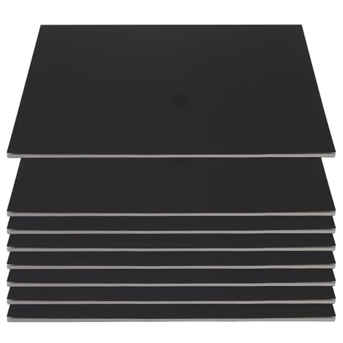 SINJEUN 8 Stück A3 Skizzenbuch Schwarz 120gsm, 20 Blatt/40 Seiten Skizzenblock Blanko, Zeichenbuch für Zuhause, Büro von SINJEUN