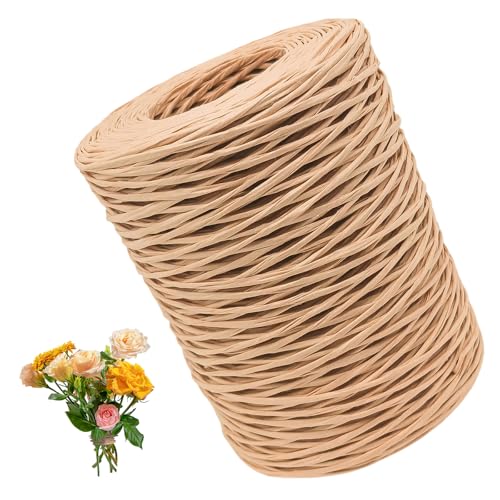 1,2MM*200M Papierdraht Natur, Papierdraht zum Basteln, Eisendraht zum Basteln Floristik, Natur Papierkordel Dekodraht für DIY Hochzeitsstrauß Verpackung Blumengesteck und Geschenk Dekoration 1,2MM*200M Papierdraht Natur, Papierdraht zum Basteln, Eisendraht zum Basteln Floristik, Natur Papierkordel Dekodraht für DIY Hochzeitsstrauß Verpackung Blumengesteck und Geschenk Dekoration von SINRAD