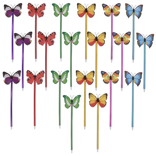 SIPLIV 20 Stück Schmetterling Kugelschreiber Neuheit Stifte Schmetterling Bulk Kugelschreiber Schreiben Stifte für Schule Bürobedarf Wohnkultur Party Geschenk - Stil B SIPLIV 20 Stück Schmetterling Kugelschreiber Neuheit Stifte Schmetterling Bulk Kugelschreiber Schreiben Stifte für Schule Bürobedarf Wohnkultur Party Geschenk - Stil B von SIPLIV