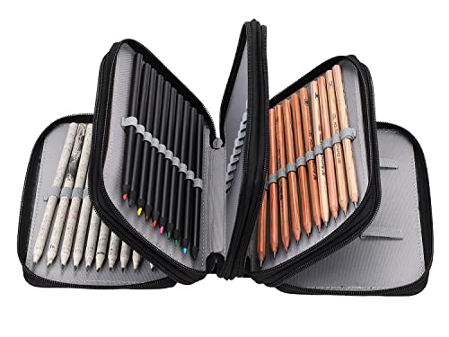 Federmäppchen mit 72 löcher Federmappe 4 Fach Stiftetasche Große Kapazität Mäppchen Teenager Bleistift Beutel Oxford Federtasche mit Reißverschluss Schlamperbox Bleistiftetui für Büro Schule Federmäppchen mit 72 löcher Federmappe 4 Fach Stiftetasche Große Kapazität Mäppchen Teenager Bleistift Beutel Oxford Federtasche mit Reißverschluss Schlamperbox Bleistiftetui für Büro Schule von SIQITECHUK