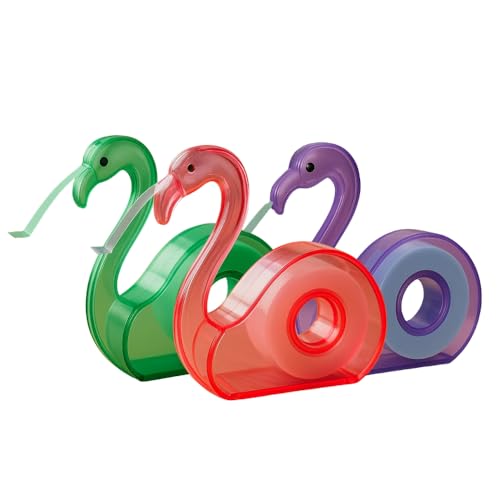 Handabroller Flamingo, Rosa, 10 cm, für Klebeband, mit 1 Rolle, zufällige Farbe und kompaktes Format Handabroller Flamingo, Rosa, 10 cm, für Klebeband, mit 1 Rolle, zufällige Farbe und kompaktes Format von SIROCO