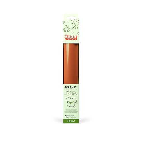 SISER 1FAC_14_18 AO-3050 Thermotransfer-Vinyl, Autumn Orange, 50 x 30 von SISER