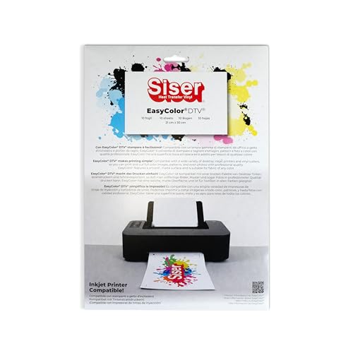 Siser 1FCRPKEC10 Thermovinyl, Mehrfarbig, 21 x 29 x 0.1, 10 Count Siser 1FCRPKEC10 Thermovinyl, Mehrfarbig, 21 x 29 x 0.1, 10 Count von SISER