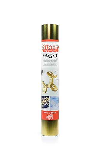 SISER 1FEPUFMET-OR-3050 Thermotransfer-Vinyl, zum Aufbügeln, oro, 50 x 30 von SISER