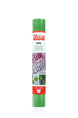 SISER 1FGLITT-LG-3050 Thermotransfer-Vinyl, Glitter Light Green, 50 x 30 cm SISER 1FGLITT-LG-3050 Thermotransfer-Vinyl, Glitter Light Green, 50 x 30 cm von SISER