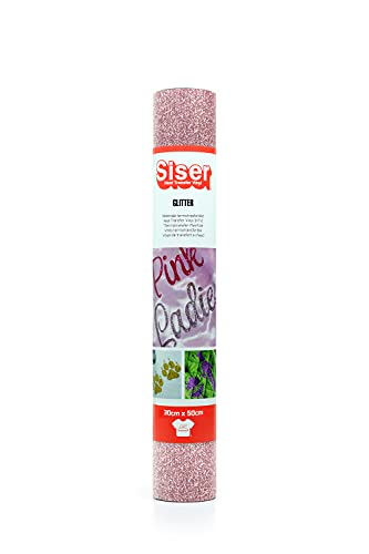 SISER 1FGLITT-RG-3050 Thermotransfer-Vinyl, Glitter Rose Gold, 50 x 30 cm SISER 1FGLITT-RG-3050 Thermotransfer-Vinyl, Glitter Rose Gold, 50 x 30 cm von SISER