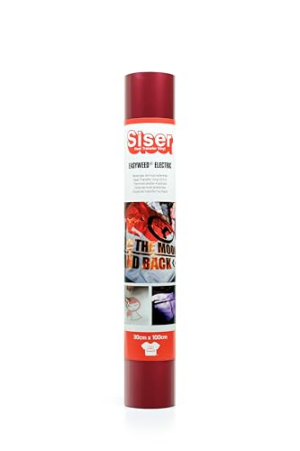 SISER 1FPSPU-EBU-3001 Thermotransfer-Vinyl, bordeaux, 100 x 30 cm von SISER