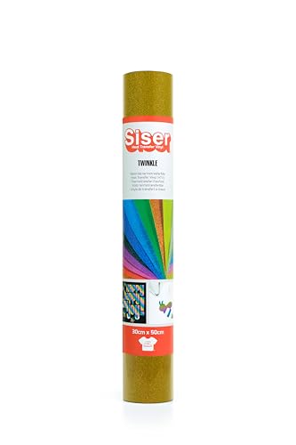 SISER 1FTW-GD-3050 Transferfolie zum Aufbügeln, oro, 50 x 30 cm SISER 1FTW-GD-3050 Transferfolie zum Aufbügeln, oro, 50 x 30 cm von SISER